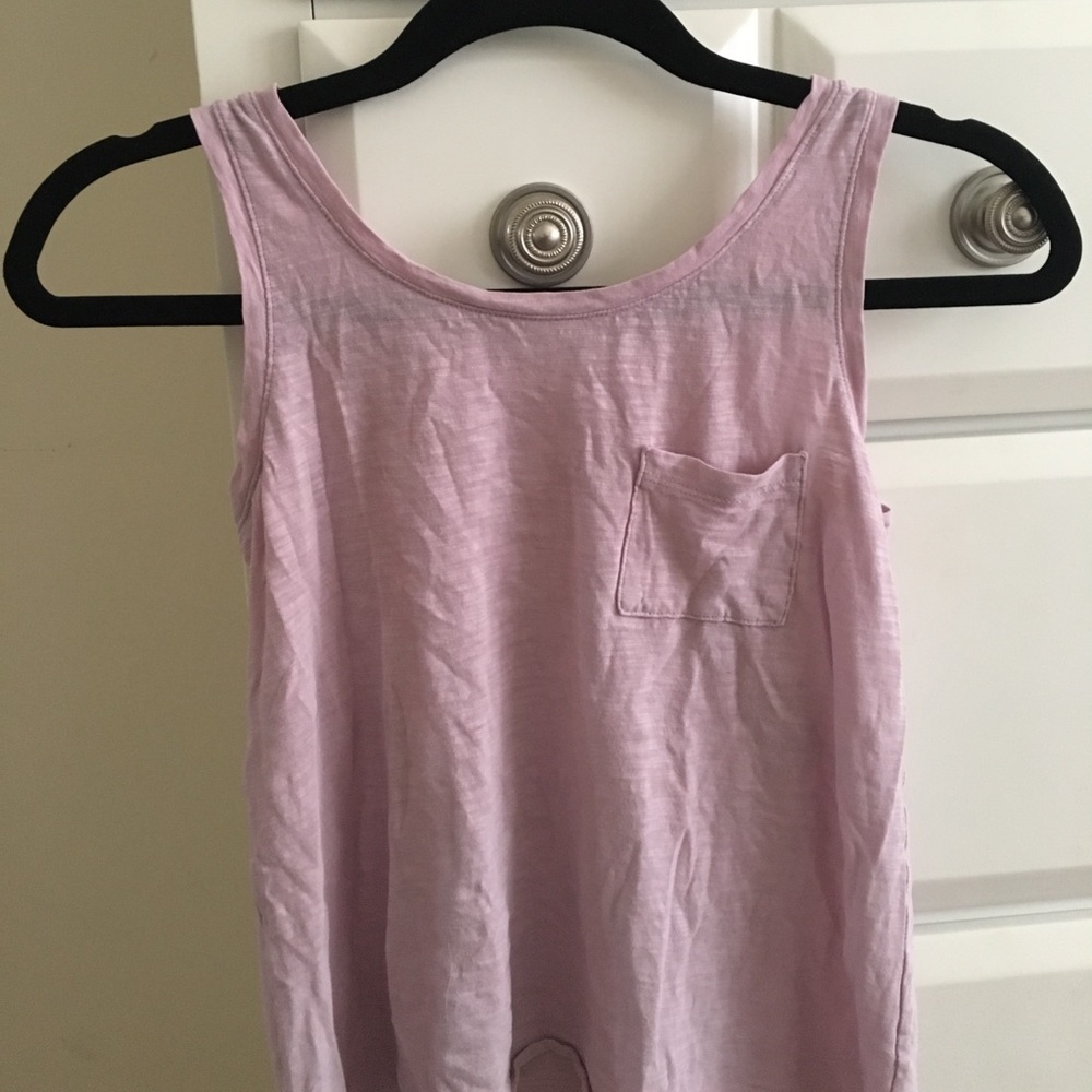 light pink tank top
